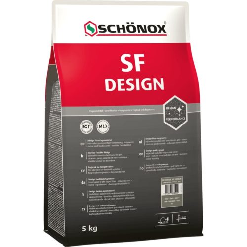 SCHÖNOX SF DESIGN szürke fugázóanyag 5 kg-os zsák 4 zsákos csomag